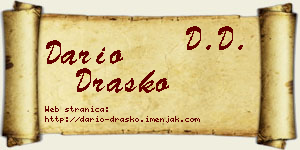 Dario Draško vizit kartica